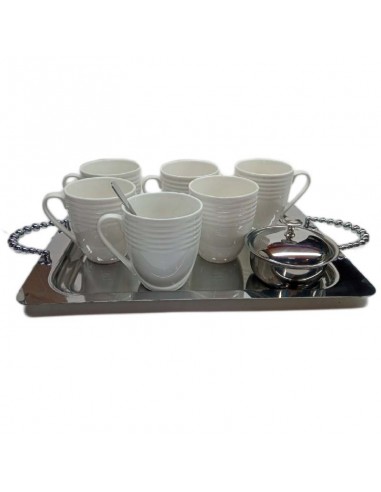 ACERO / CÓDIGO: 307-44 T/B / 6 TAZAS...
